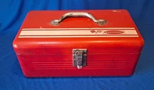 Simonsen Rally Line 15.5" x 8" x 6.5" Mechanics Toolbox VINTAGE Estate Sale Find
