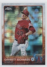 2015 Topps Chrome Prism Refractor Garrett Richards #198 e5r