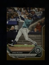 💥2025 Topps Now 861 GOLD FOIL 34/50💥JORGE POLANCO POSTSEASON ALCS - Mariners