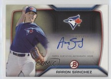 2015 Bowman Sophomore Standouts Auto 28/99 Aaron Sanchez #SSA-AS Auto 1b0