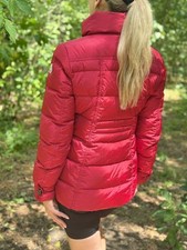 Moncler Red Puffer Jackets for Men