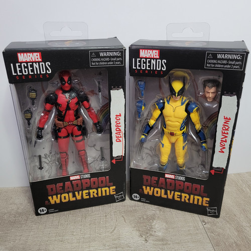 Marvel Legends Deadpool & Wolverine Movie Figures Set IN HAND Yellow MCU Hugh - Picture 1 of 6