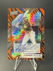 2021 Panini Prizm VIP Gold Tiger Stripe Fernando Tatis JR Auto TRUE #1/1