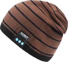 Washable Bluetooth Beanie Hat with Wireless Stereo over Ear Headphones Headsets