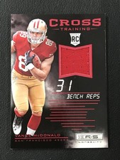 2013 Panini Rookies & Stars Longevity #20 Vance McDonald Crosstraining Materials