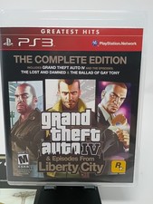 GTA IV Complete Edition PS3 Tested Restored Disc Liberty City Greatest Hits