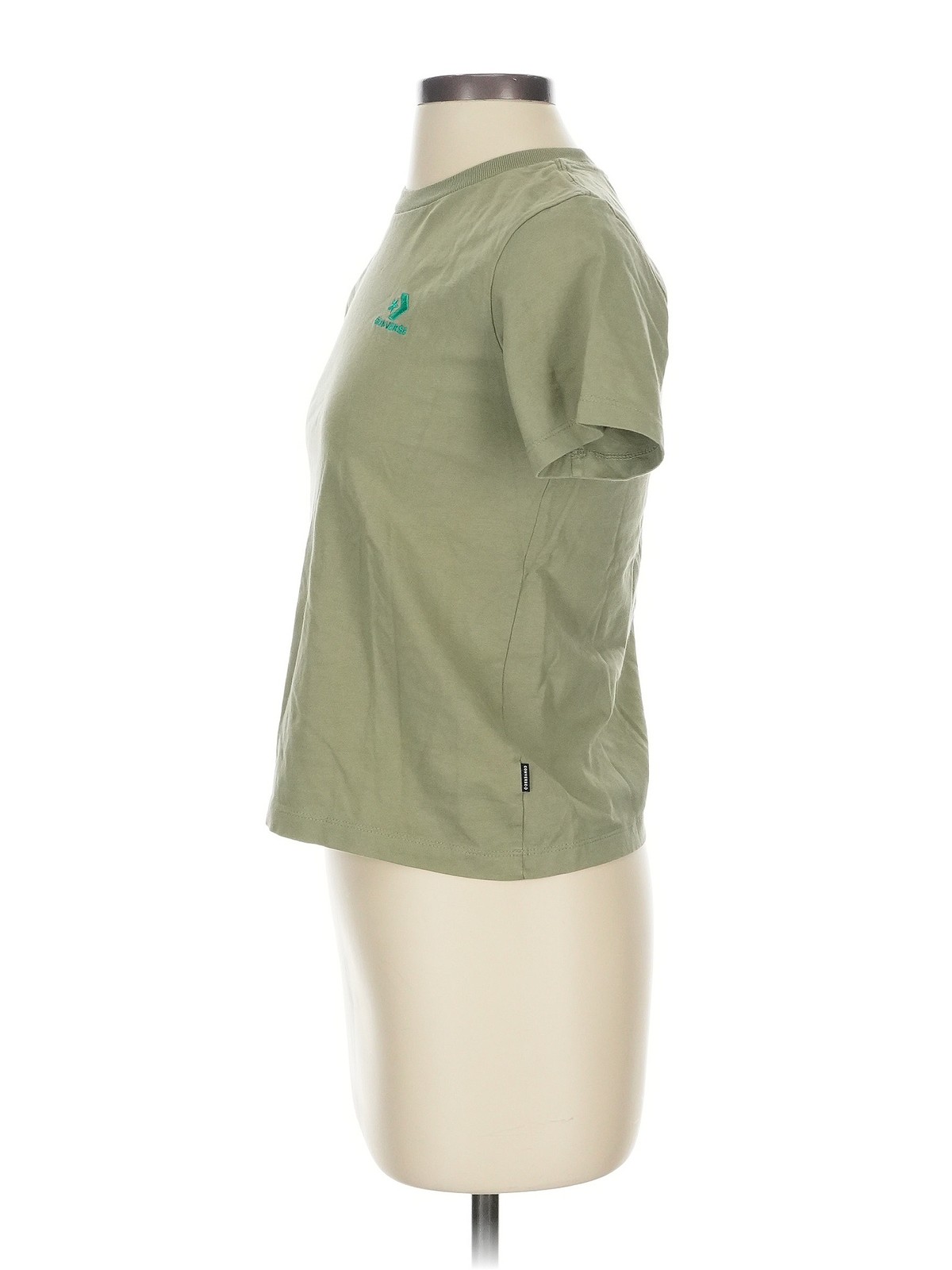 Converse Women Green Active T-Shirt XS thumbnail 4
