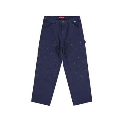 Supreme b.b. Simon Quilted Double Knee Painter Pant Navy | eBay