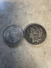 (2) $1 Morgan Silver Dollars 1897-P and 1899-O Lot of 2 Very Nice Coins
