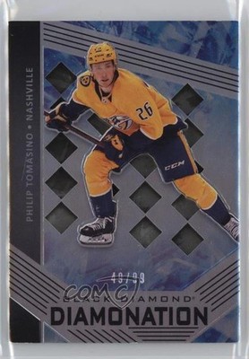 2021-22 Upper Deck Black Diamond Diamonation /99 Philip Tomasino Rookie RC 17p7