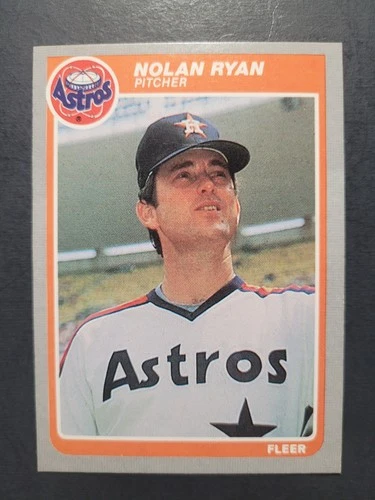 1985 Fleer # 359 Nolan Ryan Baseball Card, Astros