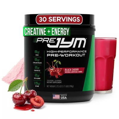 JYM Supplement Science Pre JYM Black Cherry Pre Workout Powder for Men & Wome...