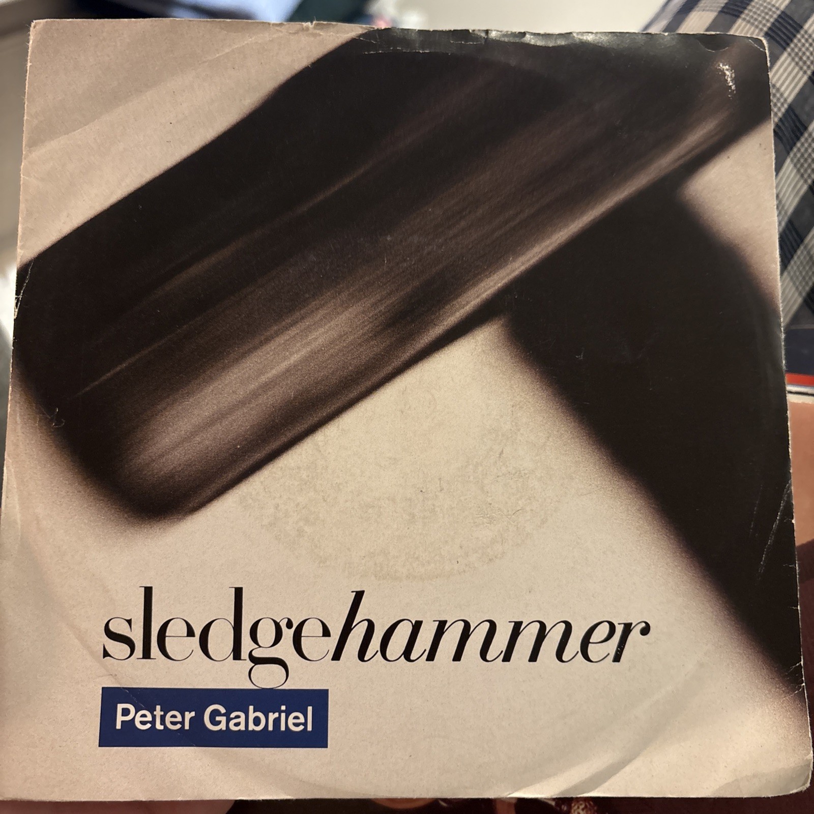 PETER GABRIEL ‎– Sledgehammer (Virgin, 1986) 7"" Single VG+/G+