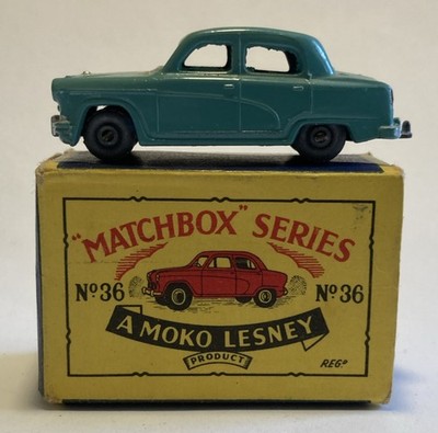 Vintage Matchbox Moko Lesney #36 Austin A50 w/Original Box