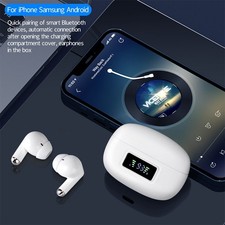 TWS Wireless Earbuds Headphones Stereo Bluetooth Earphones For iPhone & Android