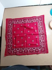 Vintage Fast Color Trunk Down Bandana - 20x19"