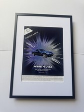 Framed Mk3 Mazda MX5 MX-5 NC Miata A3 Size Magazine Advert Poster Garage Retro.