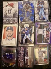 Texas Rangers Assorted 9-Card Lot