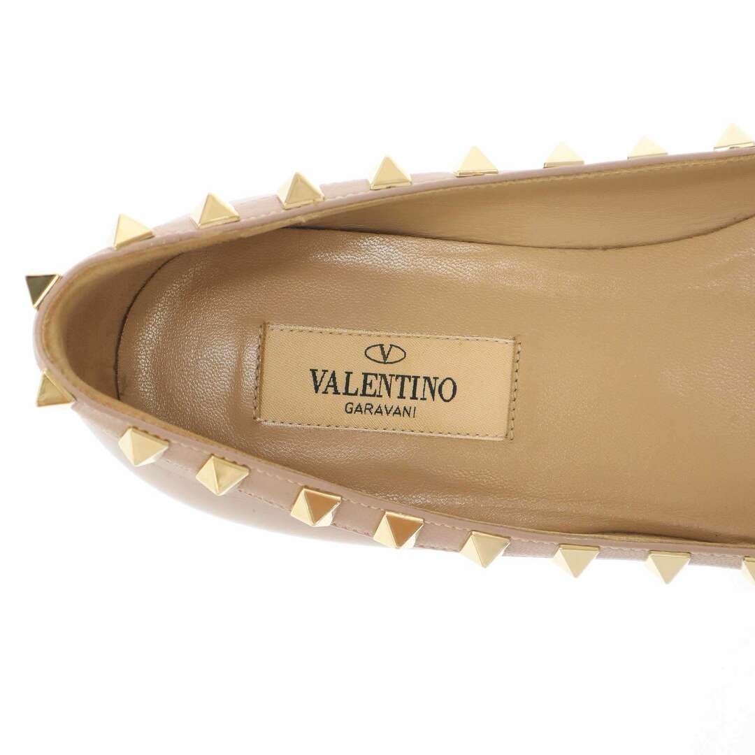 VALENTINO BALLERINA Rockstuded Leather Flat Pumps LW2S0403 Purple Used MESC-0 thumbnail 5