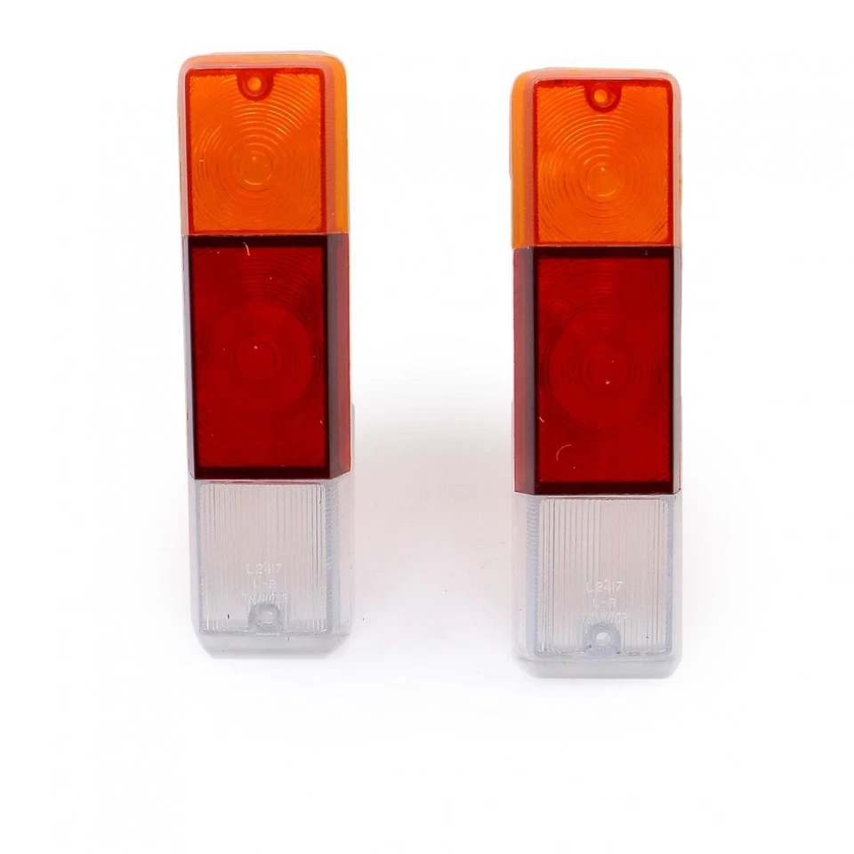 Set Rear Tail Lamp Light Lens For Nissan Datsun 520 521 J13 Pickup 1966 - 1971 — 第 3/4 张图片