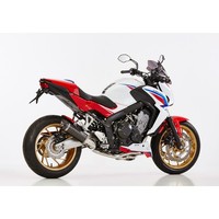 Shark Street GP Komplettanlage Super Short Passend FüR Honda CB650R 2019-2019