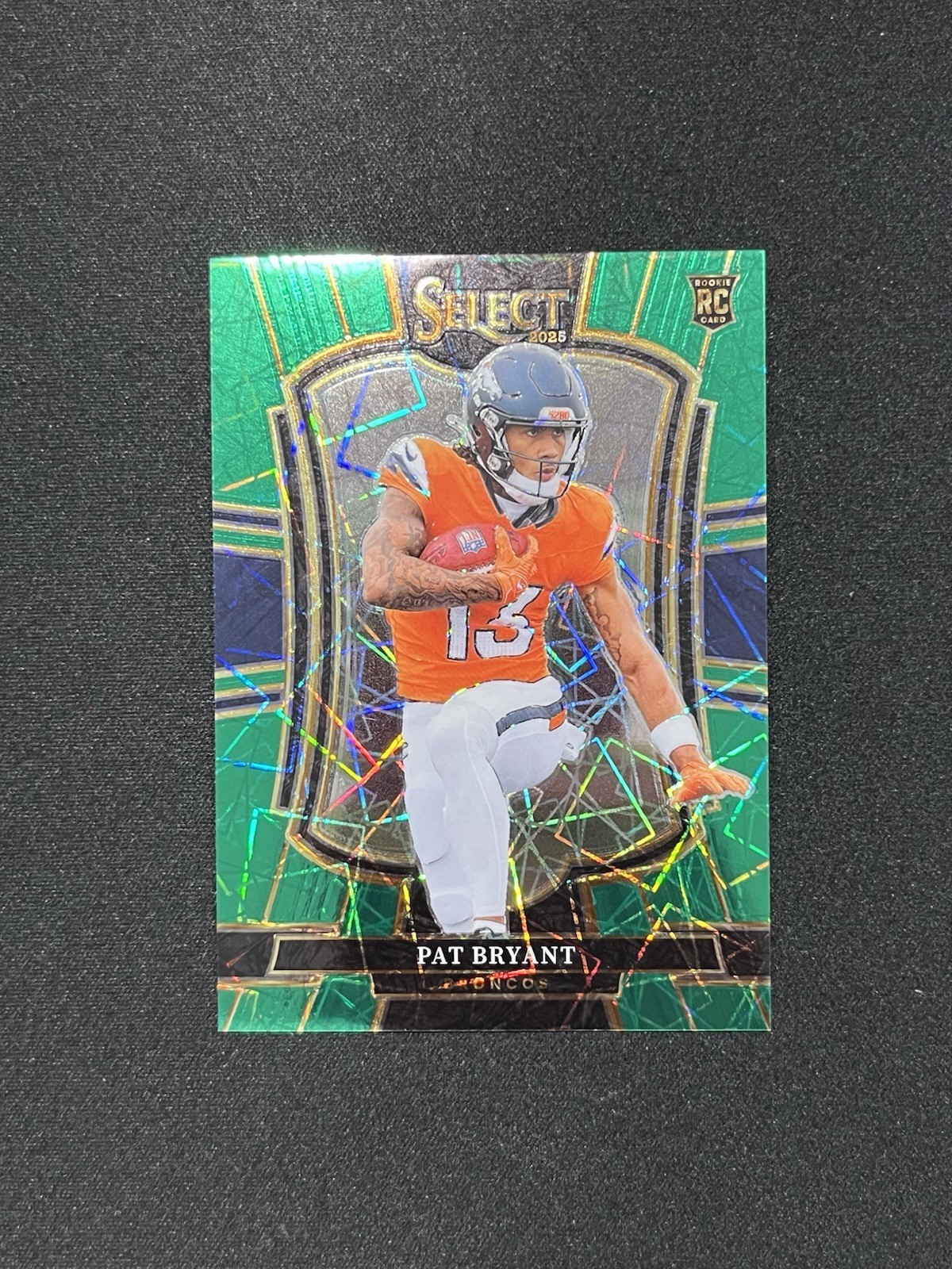 2025 Panini Select - Premier Level Pat Bryant #112 Green /5 Broncos RC