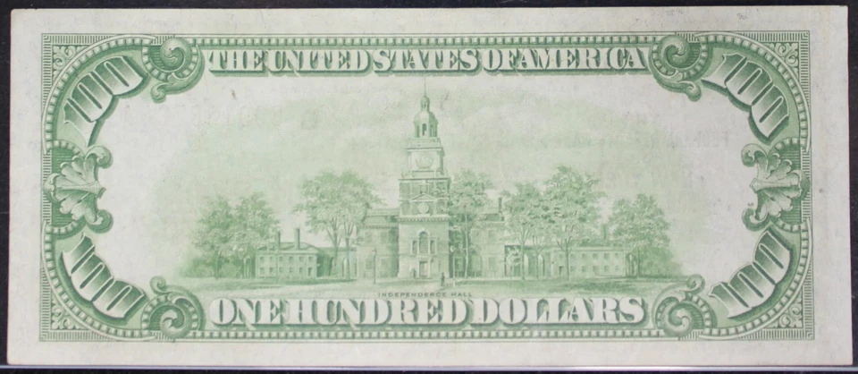 1929 55CAN FR 1890-B Federal Reserve New York 100$ Note, SN B00188764A - Image 2 of 4