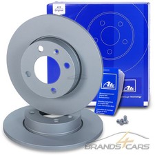 ATE 2x BREMSSCHEIBE VOLL Ø239 VORNE FÜR VW POLO 86C 1.0-1.4 81-94 CLASSIC 6K 1.4