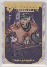 2019-20 Ultimate Collection Introductions Purple 3/9 Vitalii Abramov Vitaly z1b