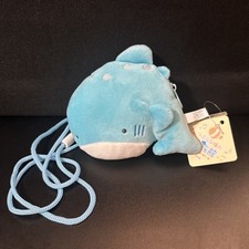 NEW Yell Marine Sea Creatures Aquarium Plush Coin Purse Pouch Foldable Bag 15cm