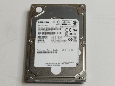 Lot of 10 Toshiba Cisco AL13SEB600 600 GB SAS 2 2.5 in 10K Enterprise Hard Drive
