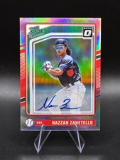 2024 Donruss Optic Rated Prospects Signatures #114 Nazzan Zanetello! Red Sox