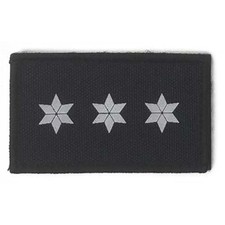 HCIM Patch Polizei Dienstgradabzeichen Polizeihauptkommissar (PHK, 3 silber/refl