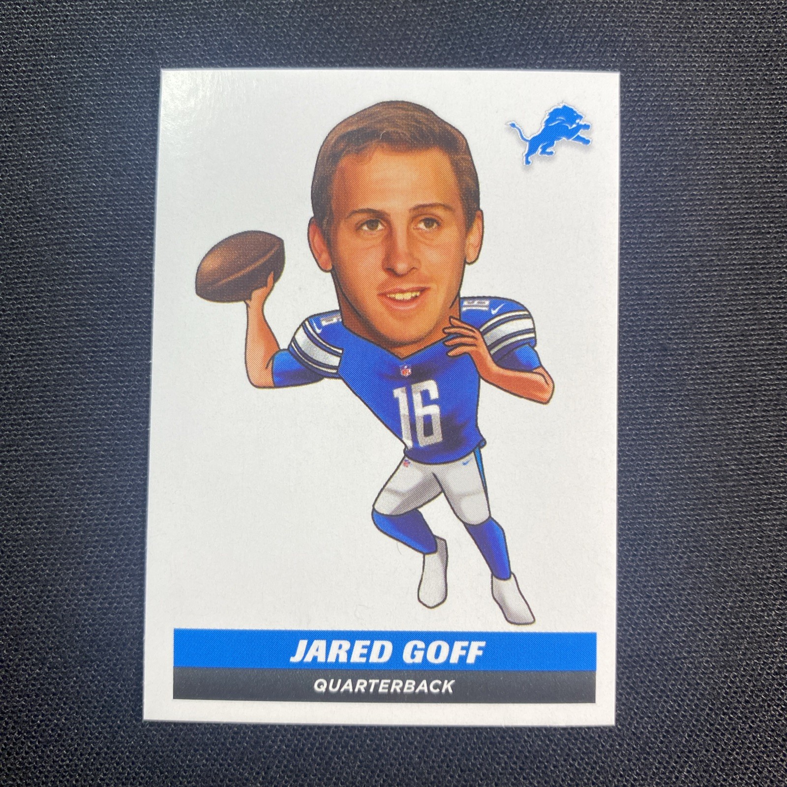 JARED GOFF 2021 Panini NFL Stickers #377 Big Head Detroit Lions