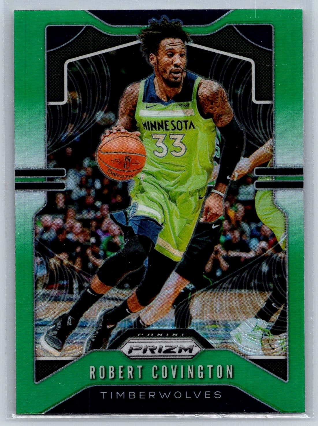 2019-20 Panini Prizm #166 Robert Covington Prizms Green