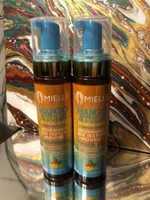 x2 MIELLE ORGANICS MANGO & TULSI NOURISHING SILK TEXTURE MOUSSE 7.5 fl oz