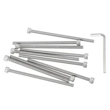 10 Pcs M5 x 90mm Hex Socket Head Cap Screws Bolts with Hex Wrench