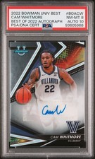 2022 BOWMAN UNIVERSITY BEST BEST OF 2022 AUTO #BOACW CAM WHITMORE PSA 8 AUTO 10