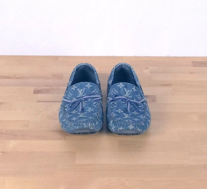 Louis Vuitton Moccasin Blue Casual Shoes for Men for sale | eBay