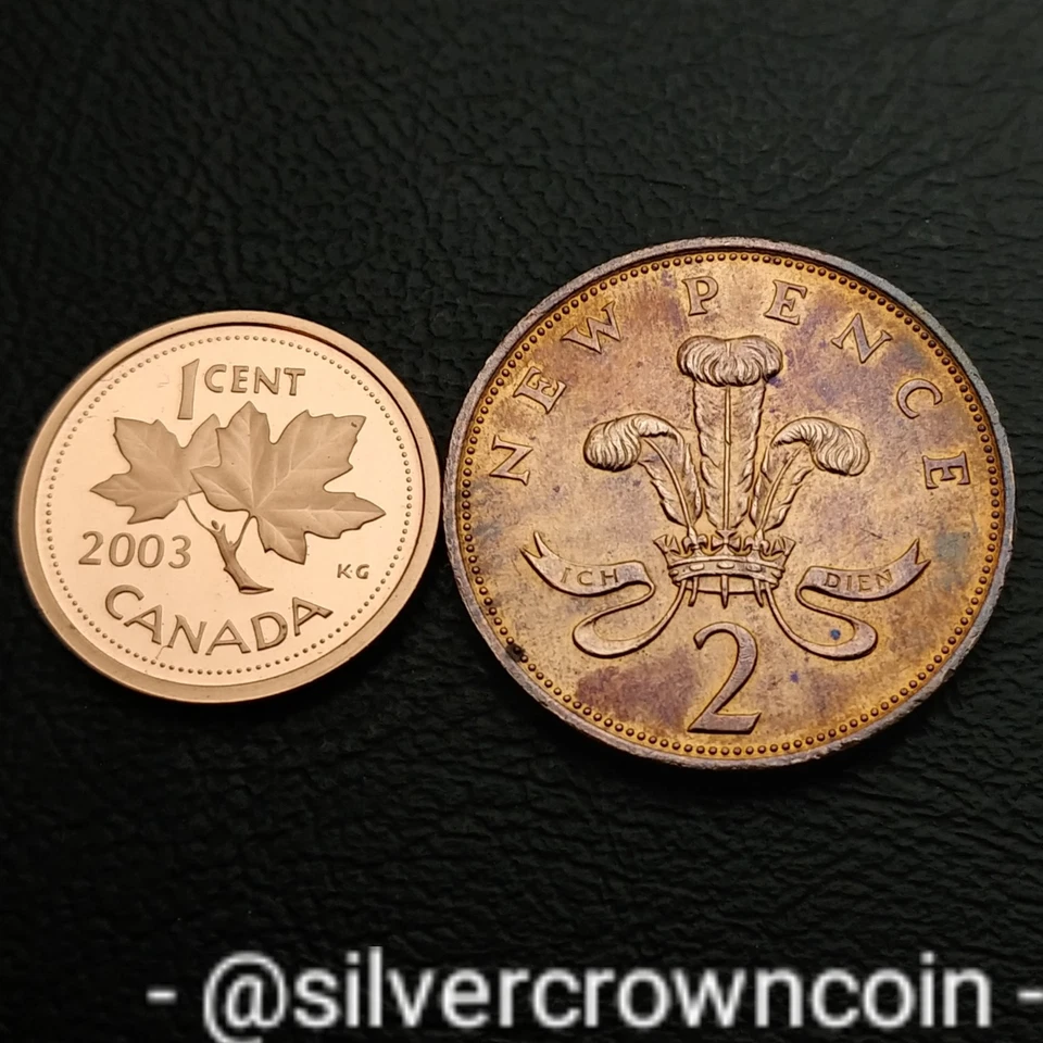 Great Britain 🇬🇧 UK 2 New Pence 1979. KM#916. Two Cents coin. Welsh Plumes. - Image 3 of 4