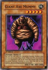 YuGiOh Giant Axe Mummy PGD-EN023 Common Englisch Good 1st