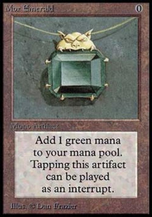 Mox Emerald - Heavy Play MTG Alpha