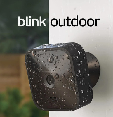Blink Outdoor kabellose wetterfeste HD-Überwachungskamera 2. Gen - Schwarz