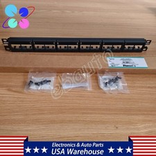 For Panduit Mini CPP24WBLY modular patch panel, suitable for CAT6, 5E 24 port