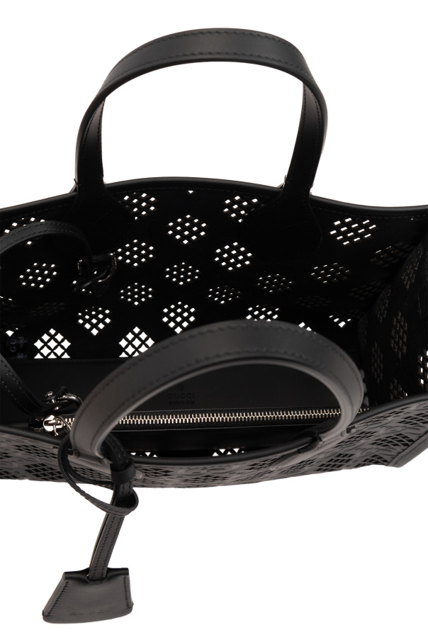 Gucci - Women - ‘Ophidia’ openwork shoulder bag - Black thumbnail 5