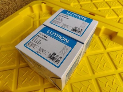 2 ea. LUTRON RRD-W3BD-WH RadioRA 2 Keypad NEW