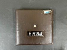 Original 1983 Chrysler Imperial Color And Fabric Selector Catalog Original 1983 Chrysler Imperial Color And Fabric Selector Catalog