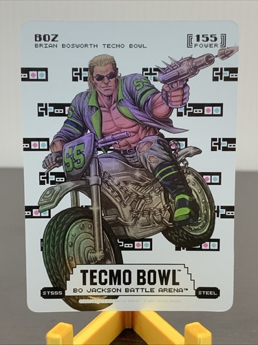 2026 Bo Jackson Battle Arena Tecmo “Boz” Brian Bosworth #ST555 Steel