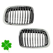 Sport Nierengrill K�hlergrill Chrom f�r BMW 3er E46 Coupe Cabrio 1999-2003 | Vor