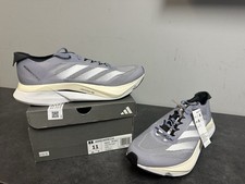 Women  s Size 11B - Adidas Adizero Boston 12 Silver Violet White HQ2170